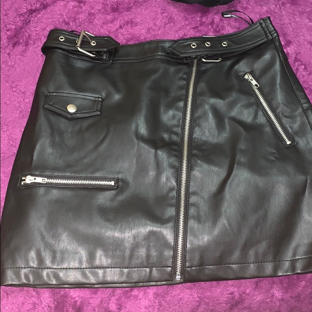 Leather Skirt
